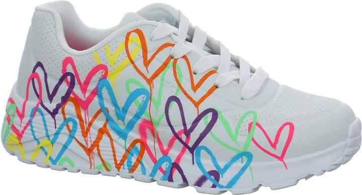 Actual product image Skechers 314064L/WMN Uno Lite-Spread The Love Kids Girls Ladies Sneakers Trainers white/coloured/neon (32)