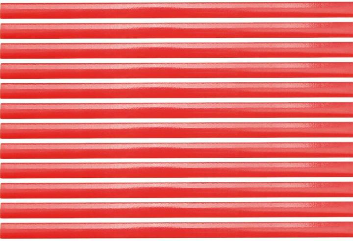 Productafbeelding Vorel Set van 12 timmermanspotloden 180 mm Rood (12 x)
