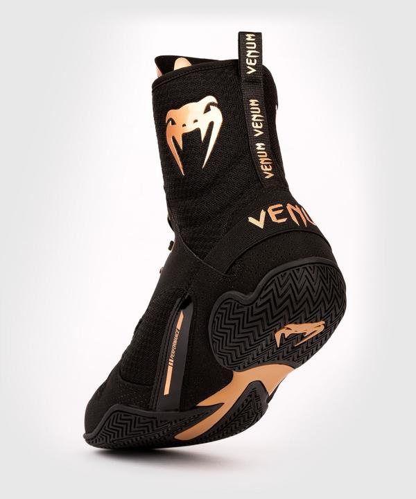 Actual product image Venum Elite Boxing Shoes – Black/Bronze - 43 (US 10) (43)