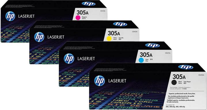 Immagine prodotto HP Set originale CE410A / 305A con tutti e quattro i colori (M, FC, Y, C)