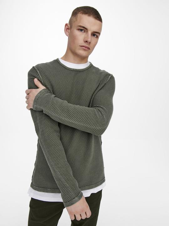 Produktbild Only & Sons Strukturierter Strickpullover (S)