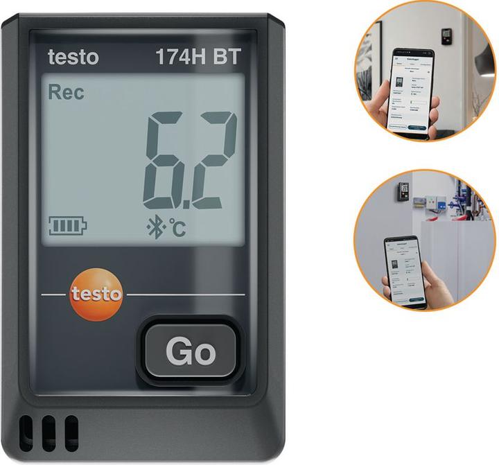 Actual product image Testo Mini data logger 174 H / Bluetooth®