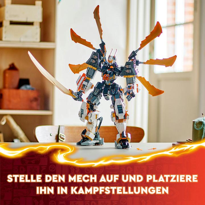 Actual product image LEGO 71821 Cole's titanium dragon mech (71821, LEGO Ninjago)