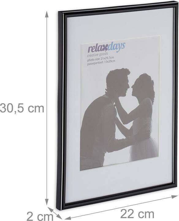 Productafbeelding Relaxdays 2x fotolijst (A4)