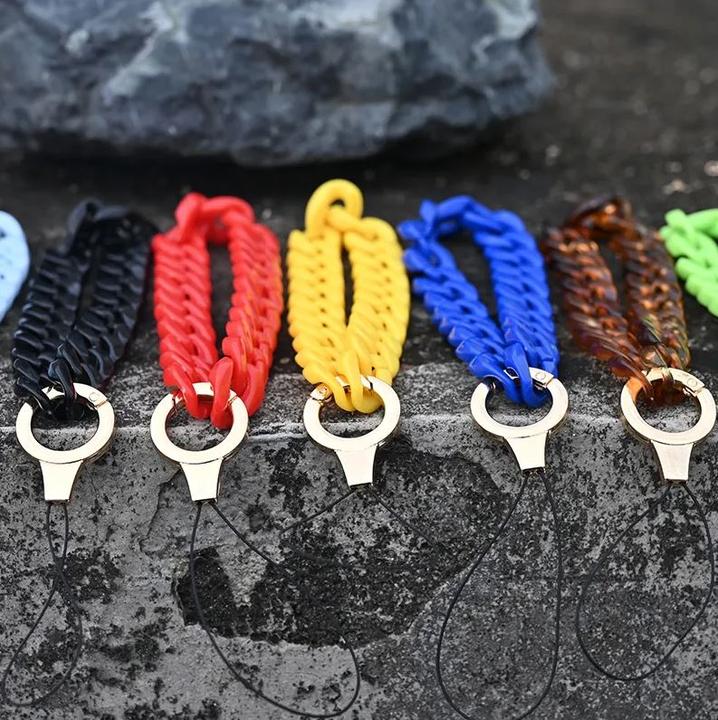 Produktbild PhoneLook Universalarmband Befestigung für Schale/Gabel Telefon bunte Kette (Kunststoff)