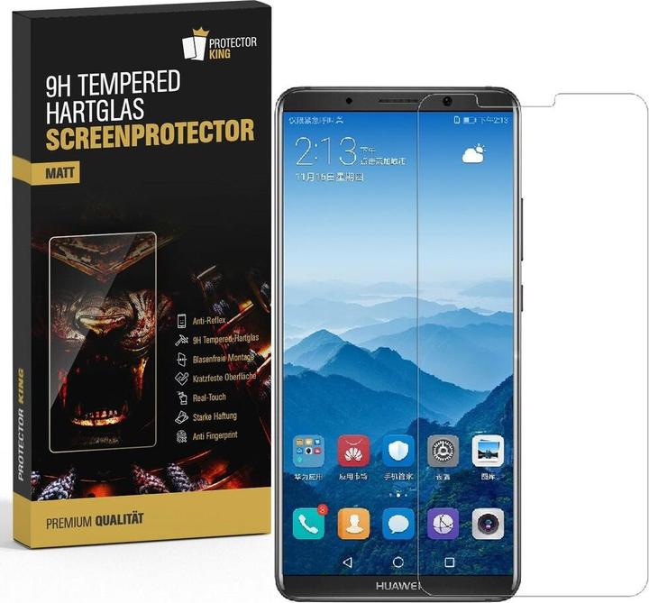 Produktbild Protectorking 2x Echtes Tempered 9H Panzerhartglas Matt Entspiegelt (2 Stück, Huawei Mate 10 Pro)