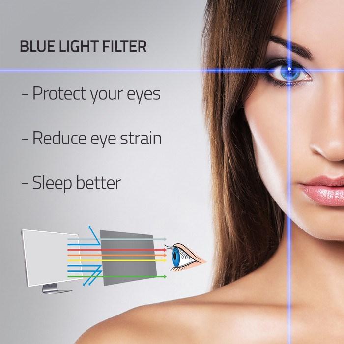 Actual product image Qoltec Filtr światła niebieskiego 27 | 16:9 | Ochrona wzroku | Anti Glare | Matowy | na monitor (27", 16 : 9)