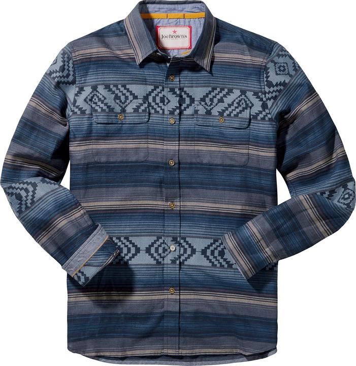 Actual product image Joe Browns Aztec Stripe Long Sleeve Shirt (XXL)