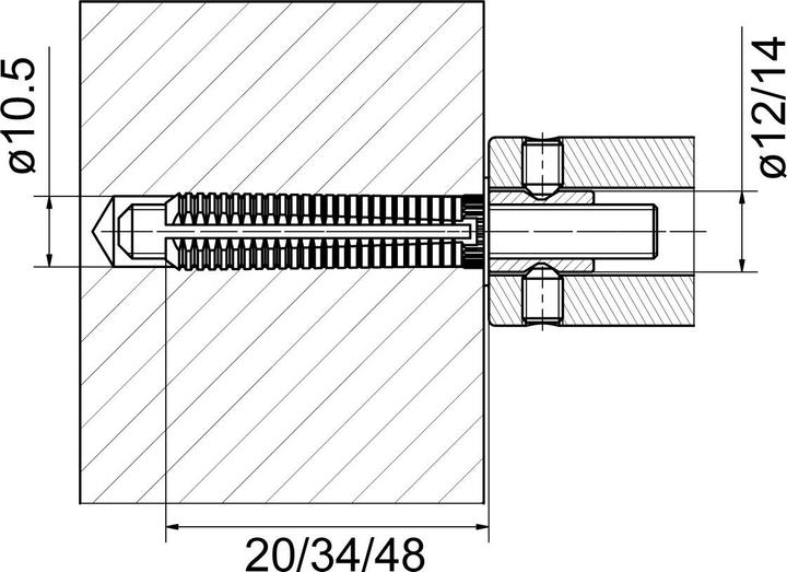 Produktbild Glutz Montagesets 5794S (Türgarnitur)