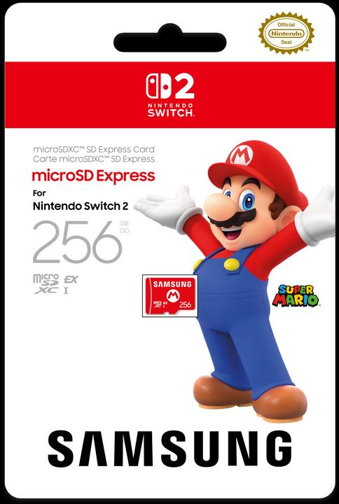Nintendo Samsung microSD Express Card (256 Go, microSDXC, U3, UHS-I)