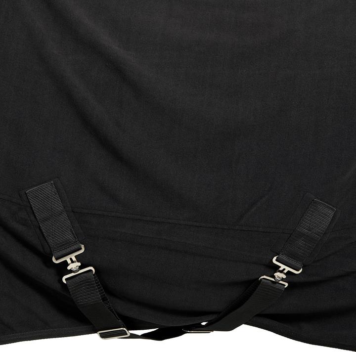 Image du produit Fouganza Couverture de surfaçage poney/cheval - Polar Basic noir (155 cm)
