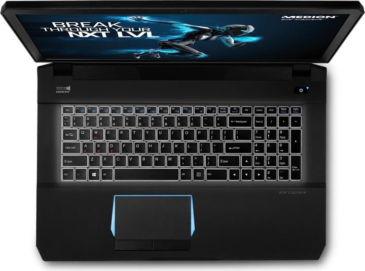 Actual product image Medion Erazer X7843 (17.30", Intel Core i7-6820HK, 32 GB, 512 GB, CH)