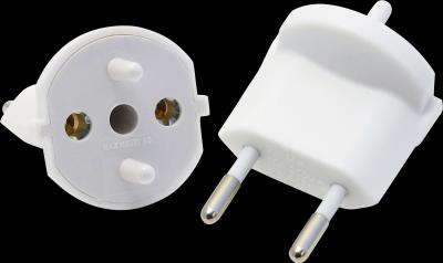 Image du produit Max Hauri Adaptateur fixe Fiche de contour 2 pôles (Type 11, CEE 7/17)