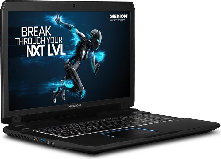 Actual product image Medion Erazer X7843 (17.30", Intel Core i7-6820HK, 32 GB, 512 GB, CH)