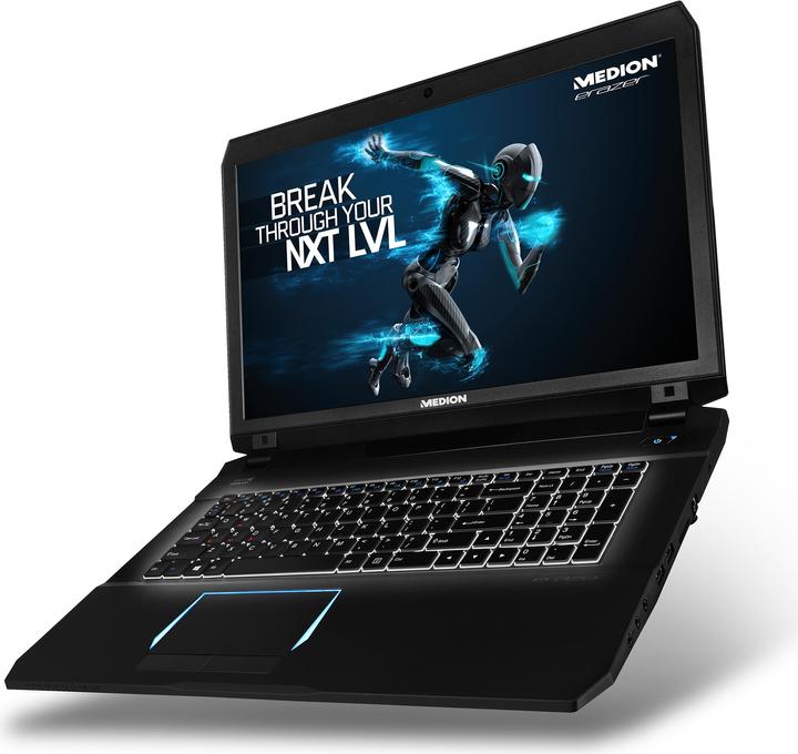 Actual product image Medion Erazer X7843 (17.30", Intel Core i7-6820HK, 32 GB, 512 GB, CH)