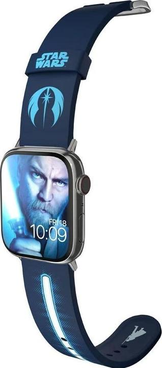 Produktbild Moby Fox Armband Smartwatch Star Wars Darth Vader Lightsaber 22 mm (22 mm, Silikon, Edelstahl)