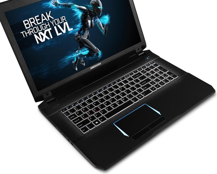 Actual product image Medion Erazer X7843 (17.30", Intel Core i7-6820HK, 32 GB, 512 GB, CH)