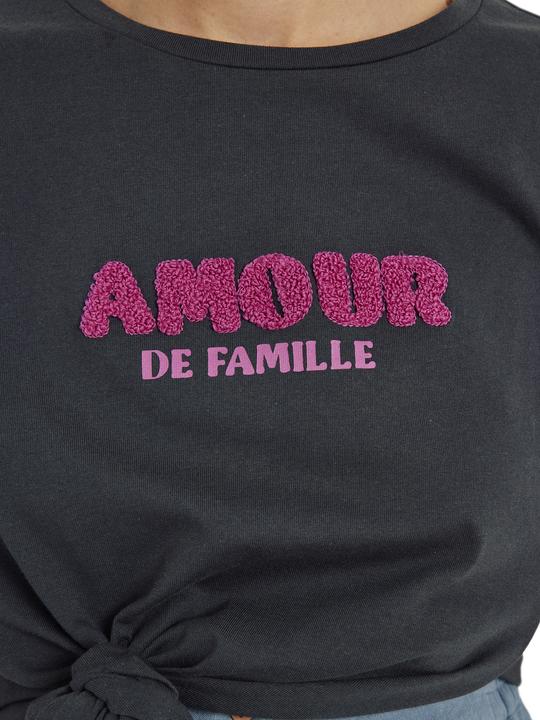 Actual product image Vertbaudet Organic collection: T-shirt for pregnancy and breastfeeding with AMOUR lettering (W32/L34)