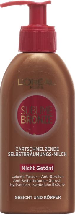 Actual product image L'Oréal Paris Sublime Bronze (Self tanning cream, 150 ml)