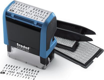 Actual product image Trodat TypomaticLine Printy 4.0, self-inking stamp for self-setting