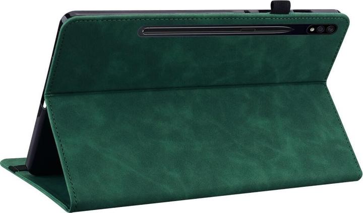 Actual product image Cover-Discount Galaxy Tab S9+ - protective cover with zipper bag green (Galaxy Tab S9 Plus)