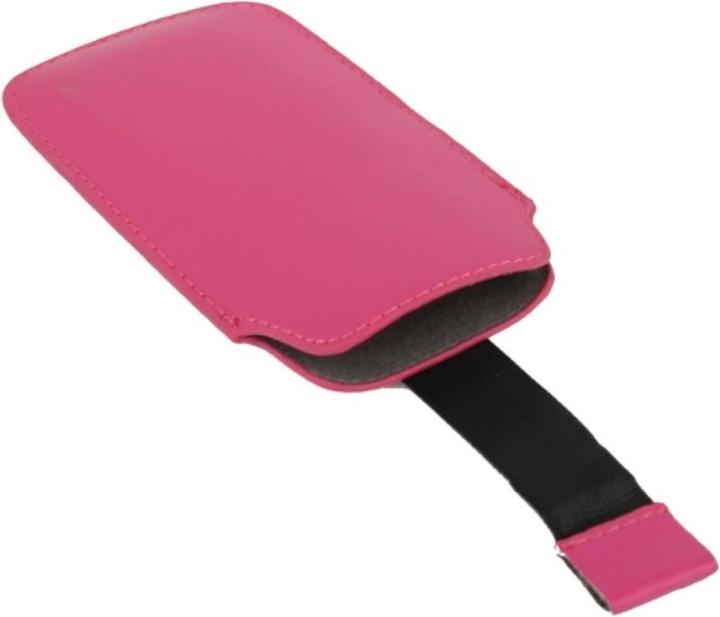 Produktbild König Design Handyhülle Tasche Slide Hülle Pink (Samsung Galaxy S4 mini)