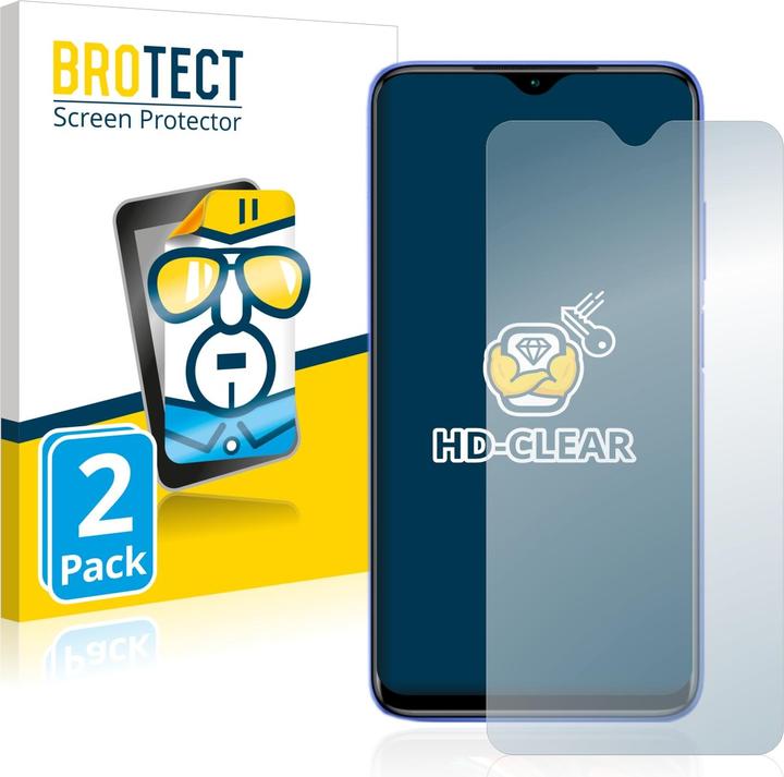 Produktbild BROTECT Schutzfolie Displayschutz Klar (2 Stück, Xiaomi Redmi 9T)