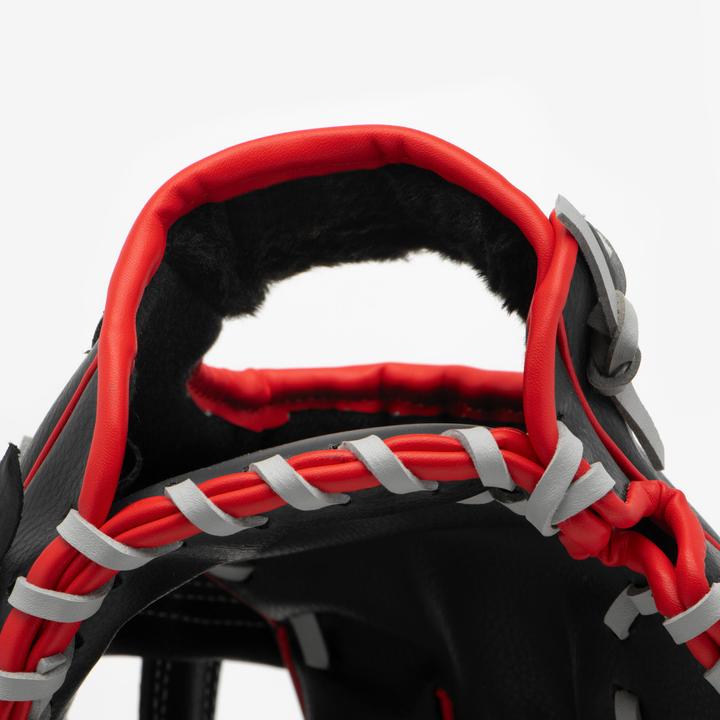 Image du produit Kipsta Gants de Baseball Femme/Homme - BA100 LHT noir/rouge (11.50")
