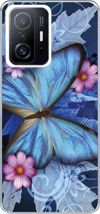 Schmetterling blau