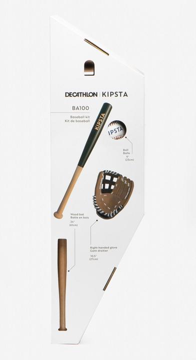 Image du produit Kipsta Set de baseball pour enfants - BA100G Lite (24.02")