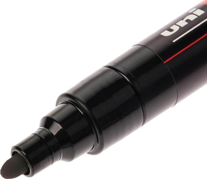 Actual product image Posca Marker PC-5M round tip (Silver, White, Black, Gold, 2.50 mm, 4 x)