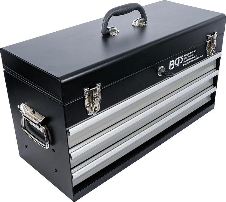 Actual product image BGS Metal workshop Tool Case 3 Drawers with 143 Tools (3312 pieces)