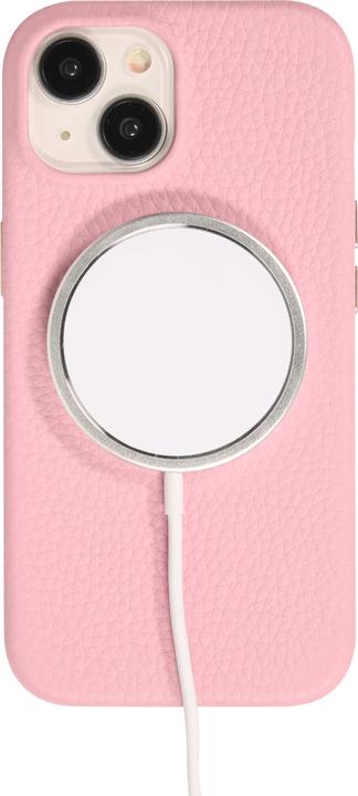 Actual product image PhoneLook Cover Fully grained luxury calfskin with metal buttons and MagSafe (Apple iPhone 14)