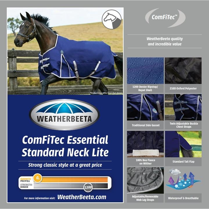 Produktbild Weatherbeeta Comfitec Lite Essential Standard Pferdedecke (140 cm)