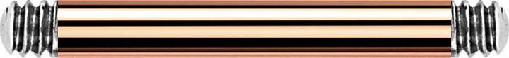 Produktbild Star Piercing Barbell-Stab rosegold (Chirurgenstahl 316L)