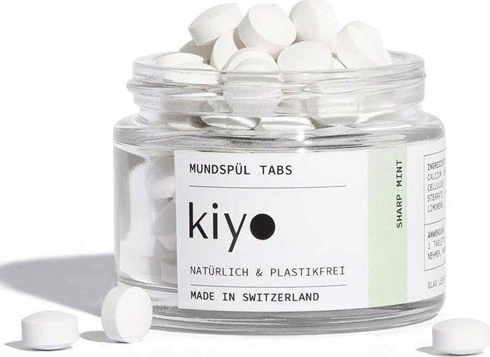 Produktbild Kiyo Natural Zahnspül-Tabs Sharp Mint 93 Stück (Mundspülung)