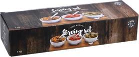 Produktbild Merkloos 7-teiliges Aperitif-Set mit Holzbrett