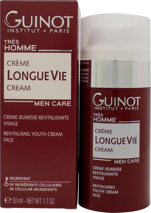 Actual product image Guinot Trés Homme Longue Vie Homme Revitalising Face Care for Men 50ml (50 ml, Day cream)