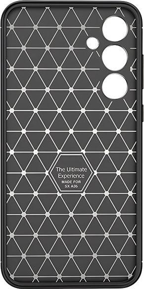 Actual product image - Beline case Carbon Armor Sam A35 5G czarny/black box (Samsung Galaxy A35)