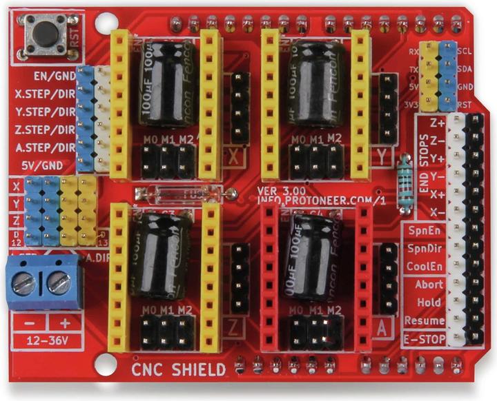 Actual product image Joy-it ARD SHD CNC KIT Arduino Shield
