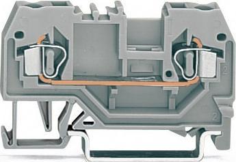 Produktbild Wago 2 conductor terminal block 24A orange