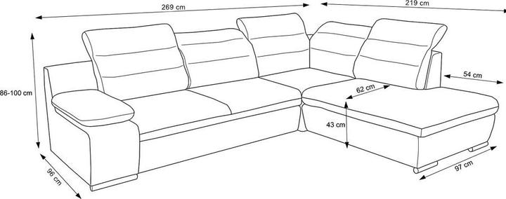 Produktbild Vente-unique Pylos (Ecksofa)