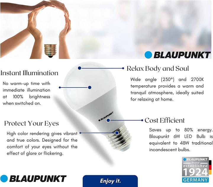 Actual product image Blaupunkt LED lamp (E27, 11 W, 570 lm, 1 x, F)