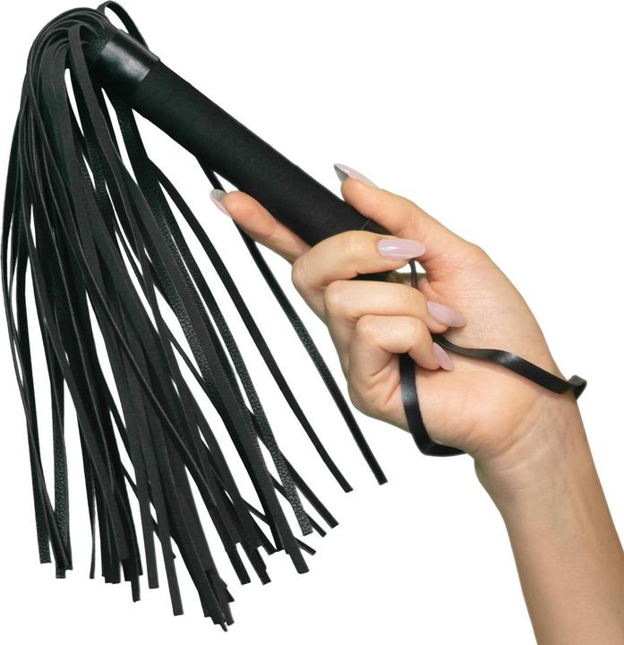 Productafbeelding CalExotics Nachtelijke Flogger Leer Zwart