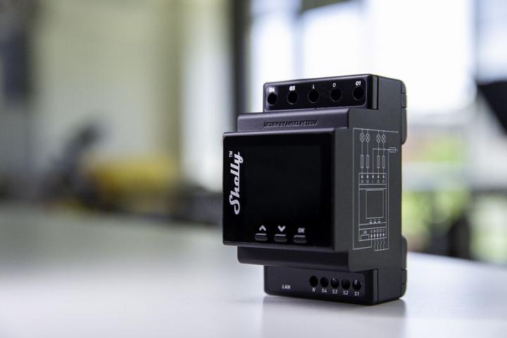 Actual product image Shelly Pro Dual Cover PM (Dimming actuator)