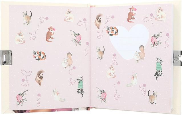 Image du produit Magni Journal intime TOPModel Kitty KITTY and DOGGY (18,5 x 15,5 x 3 cm, À rayures)