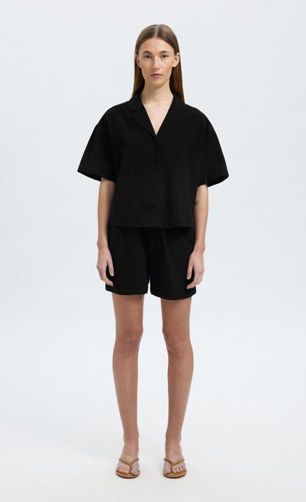 Actual product image Selected Homme Leinenmix Kurzarmhemd (36)