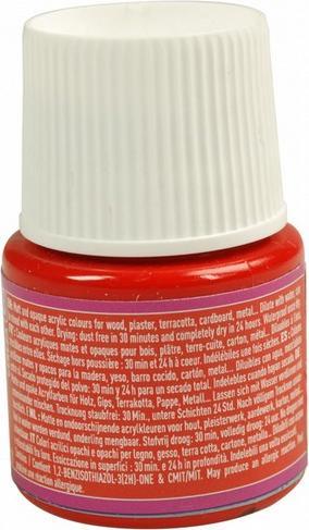 Immagine prodotto Pebeo Deco Colore acrilica opaco (Rosso ciliegia, 45 ml)