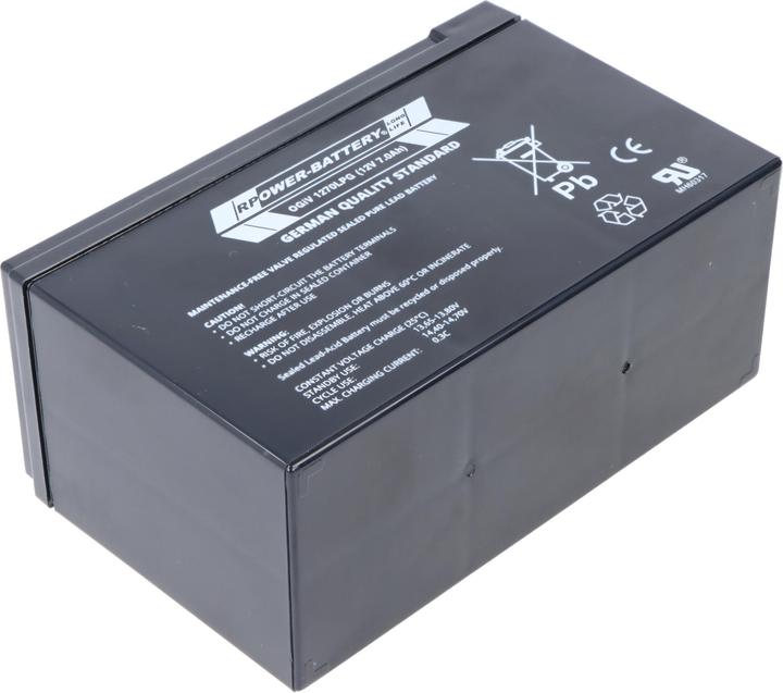 Actual product image RPower OGiV1270LP 12V 7Ah Longlife lead battery AGM lead gel battery (12 V, 7 Ah)