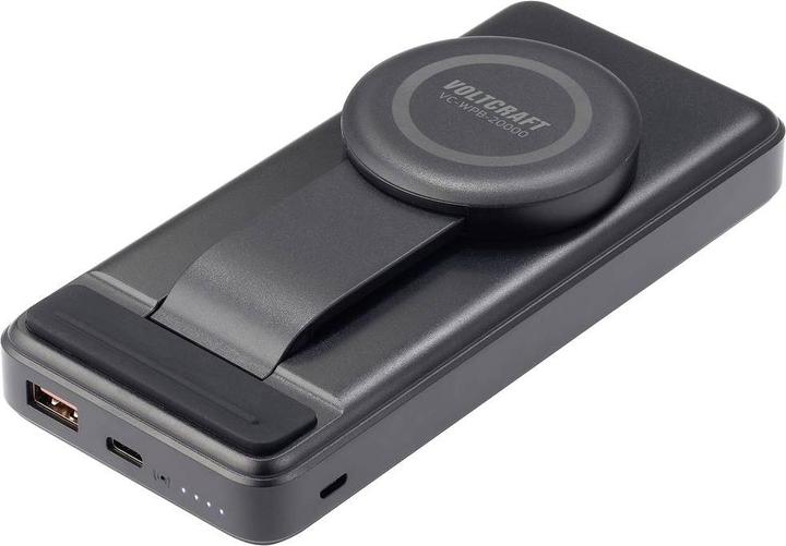 Produktbild Voltcraft VC-WPB-20000 Powerbank 20000 mAh Qi Wireless Charging, Power Delivery Li-Ion Schwarz Stat (20000 mAh)